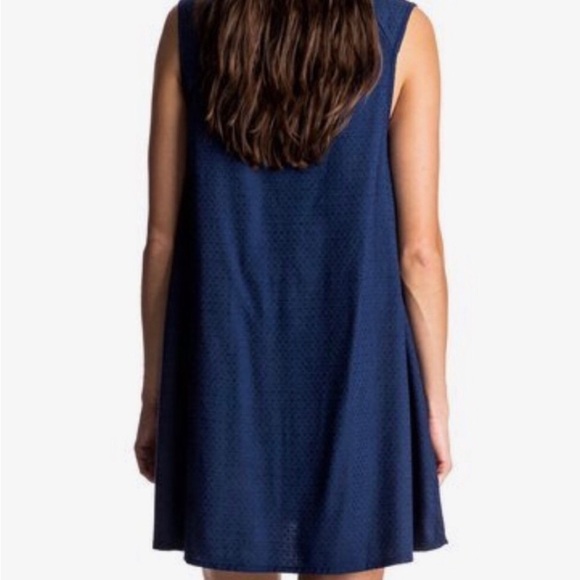Roxy Blue Sleeveless Shift Dress Size Large - Picture 2 of 4